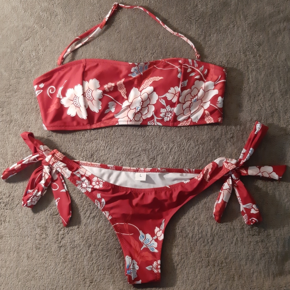 Floral Cheeky Bikini set